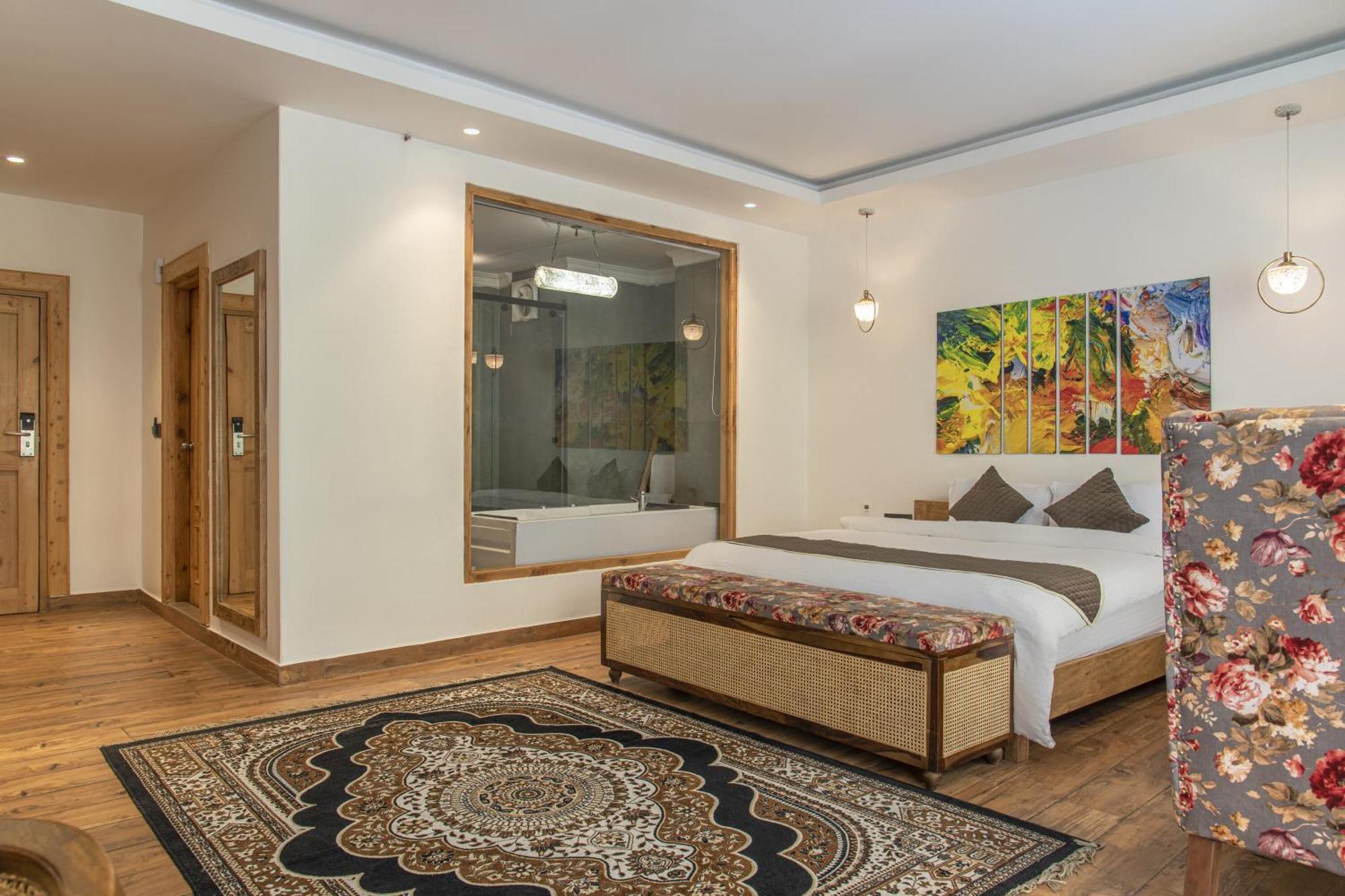 Echor Palm Bliss Riverside Resort & Spa Kasol Exterior photo