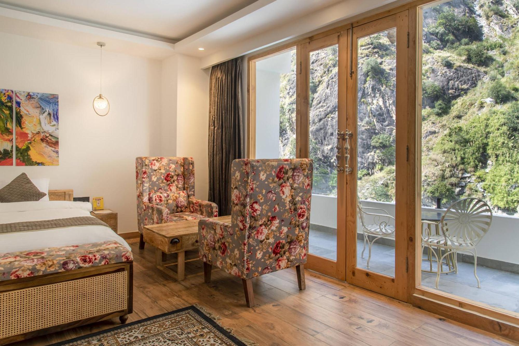 Echor Palm Bliss Riverside Resort & Spa Kasol Exterior photo