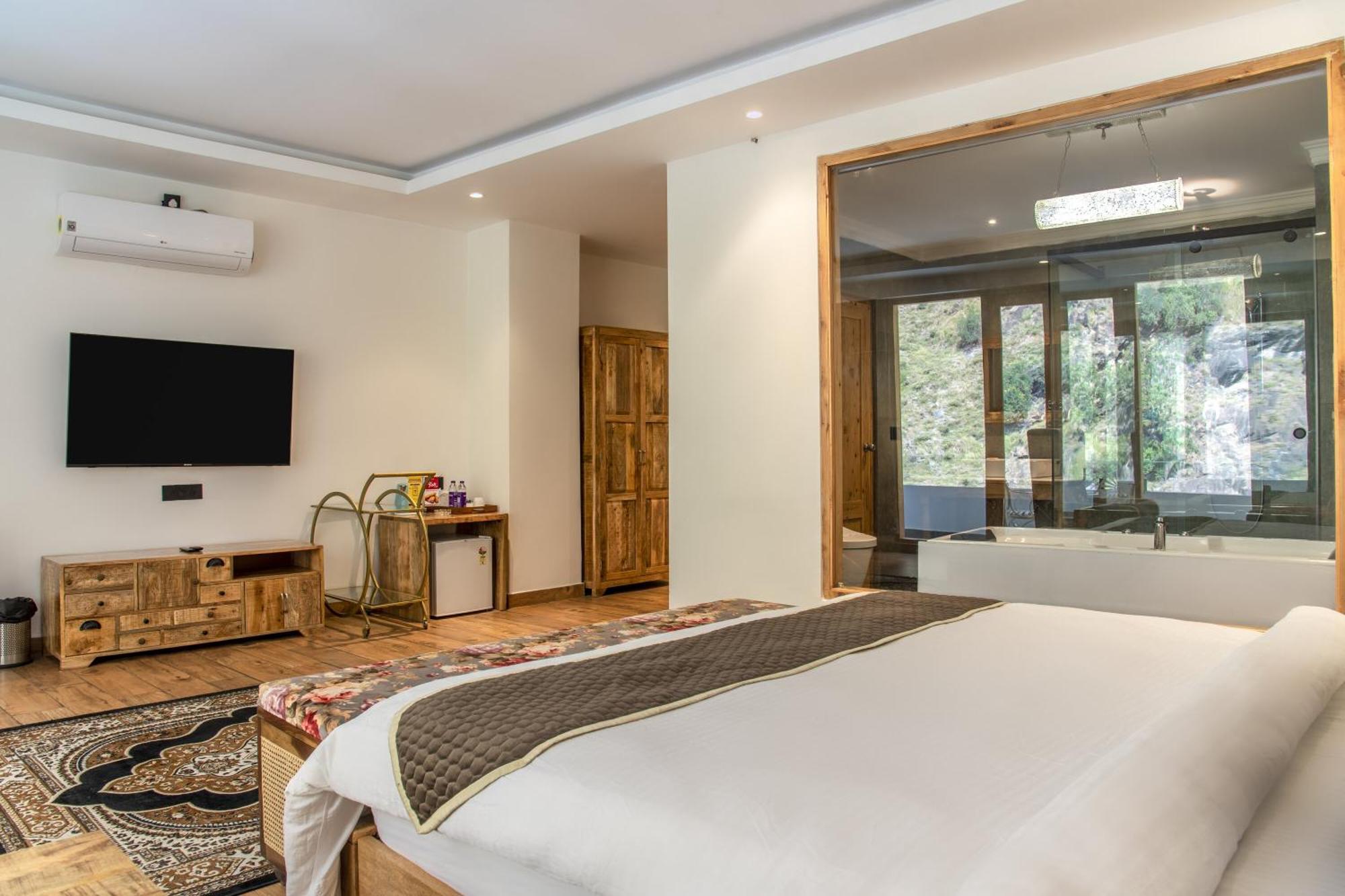 Echor Palm Bliss Riverside Resort & Spa Kasol Exterior photo