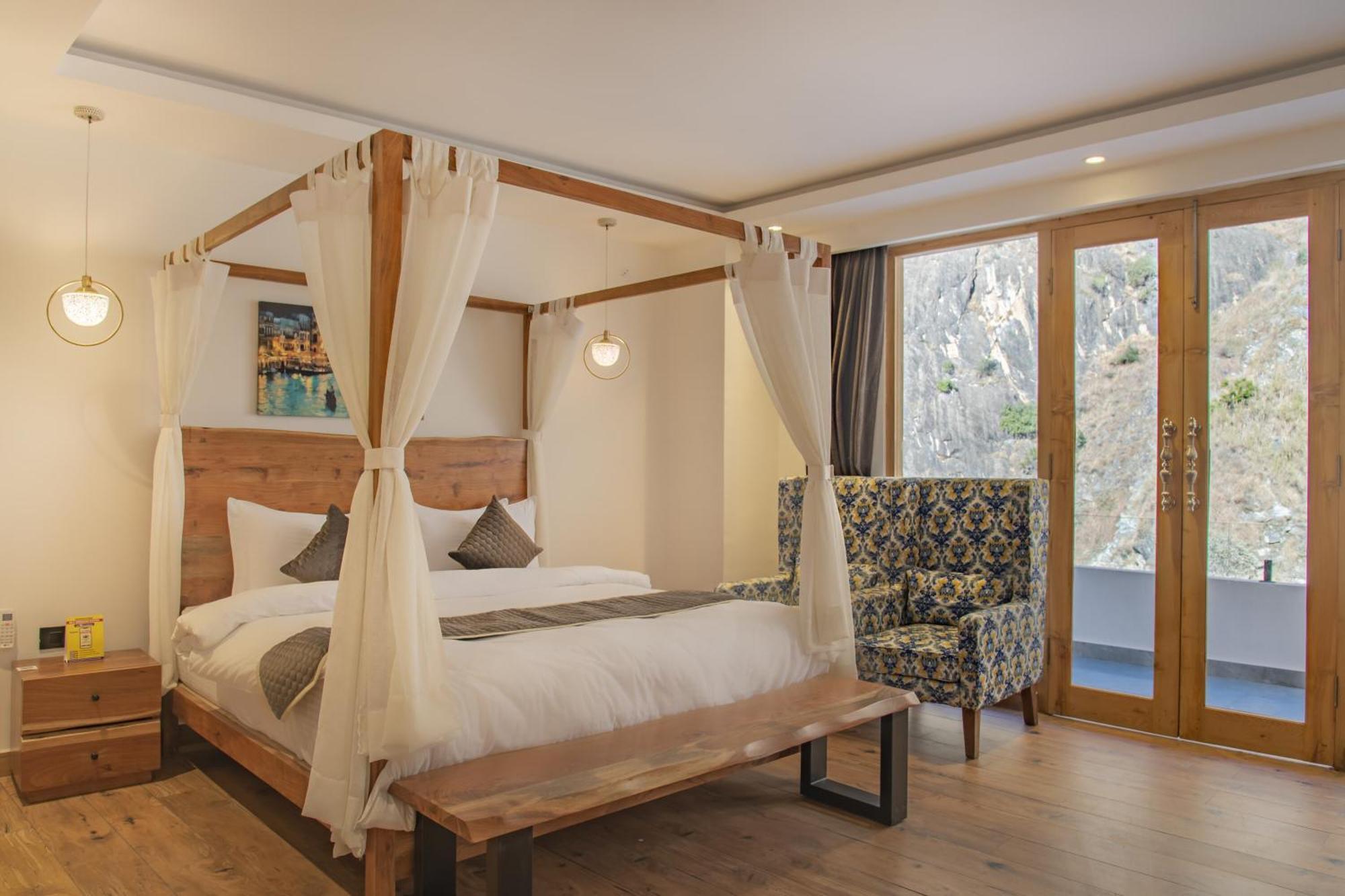 Echor Palm Bliss Riverside Resort & Spa Kasol Exterior photo