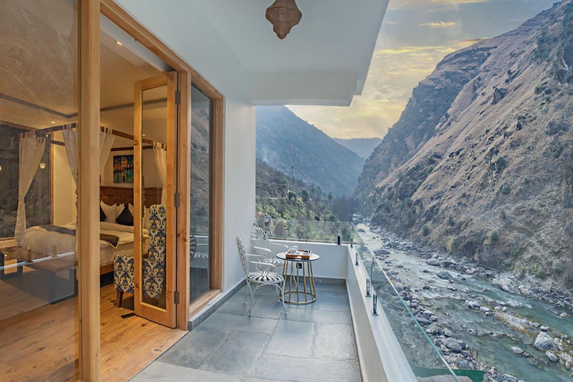 Echor Palm Bliss Riverside Resort & Spa Kasol Exterior photo