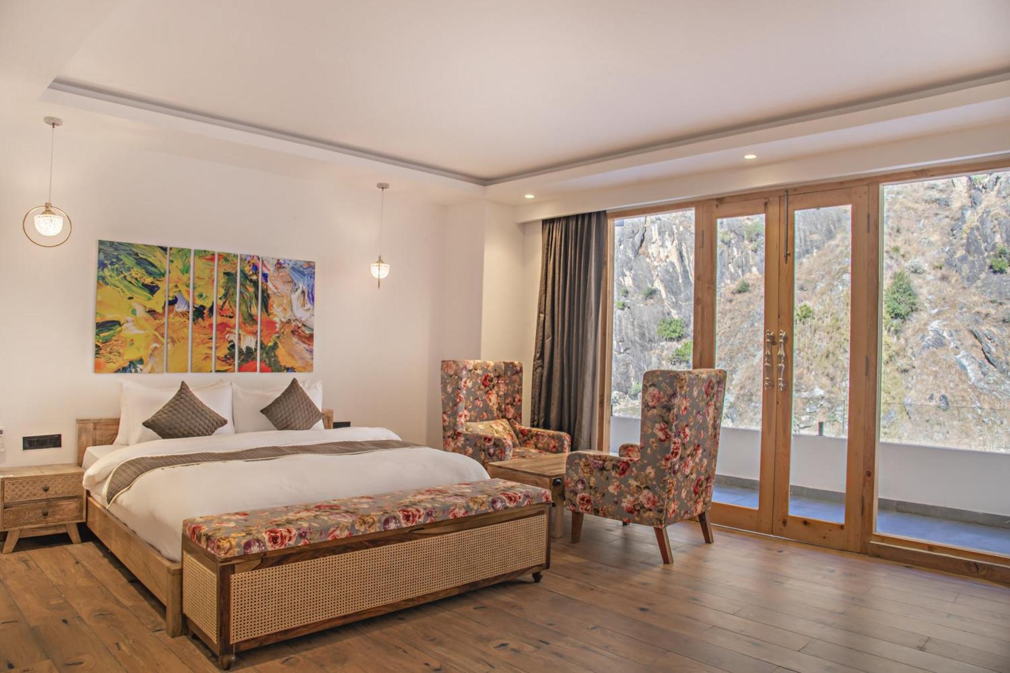 Echor Palm Bliss Riverside Resort & Spa Kasol Exterior photo