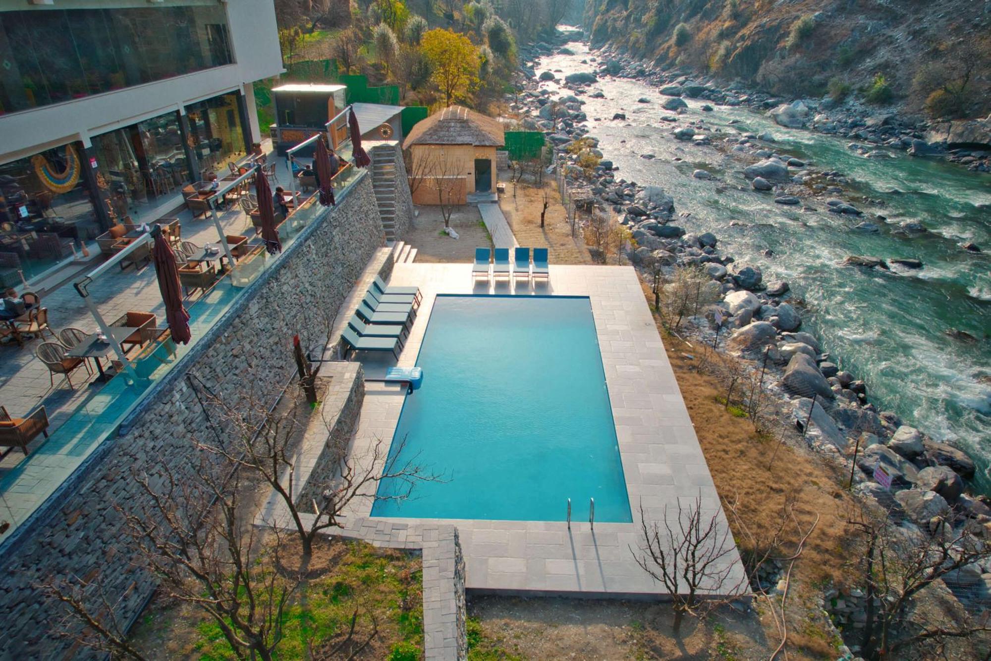 Echor Palm Bliss Riverside Resort & Spa Kasol Exterior photo