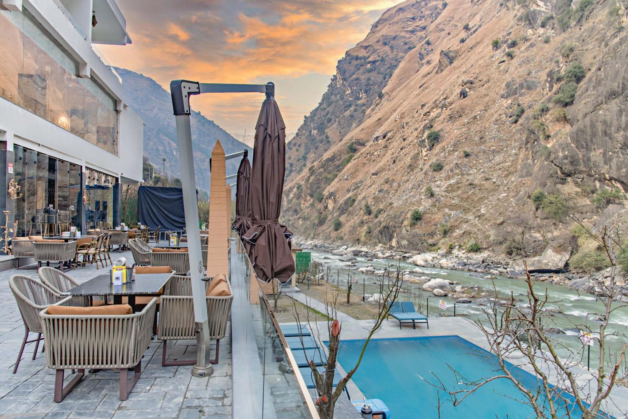 Echor Palm Bliss Riverside Resort & Spa Kasol Exterior photo
